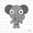 かわいい象キャラ