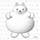 おデブの白猫