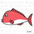 鯛の魚キャラ