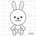 ウサギぬいぐるみ