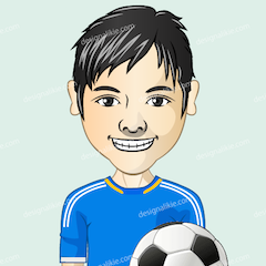 男子サッカー選手