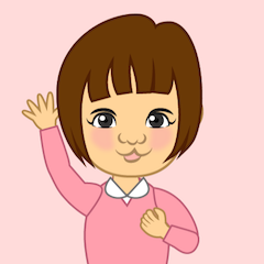 手を上げる女の子