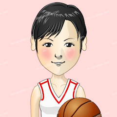 女子バスケットボール選手