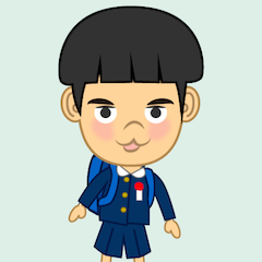 入学式の小学生男の子
