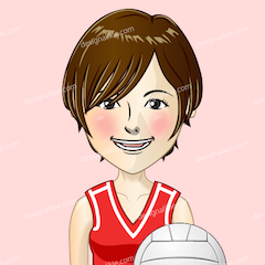女子バレーボール選手