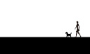 犬と散歩