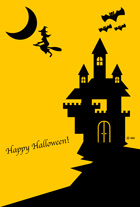ハロウィーンのお城