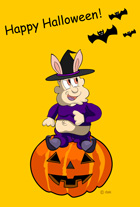 うさぎキャラのハロウィン