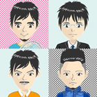 アニメ風の男のキャラクター