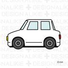 シンプルな車