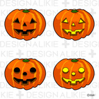 かぼちゃとハロウィン4種