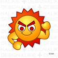 エネルギーが溢れる太陽