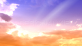 夕日の空