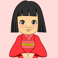 着物を着た小さな女の子