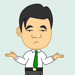 分からないとジェスチャーする人