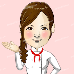 女性のパティシエ