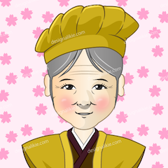 傘寿祝いのおばあちゃん