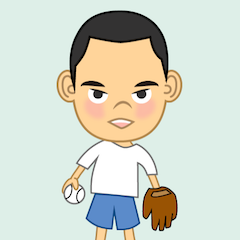 野球をする子ども