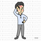 風邪で微熱のある人