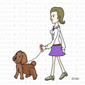 犬の散歩