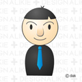 男性のピンアイコン